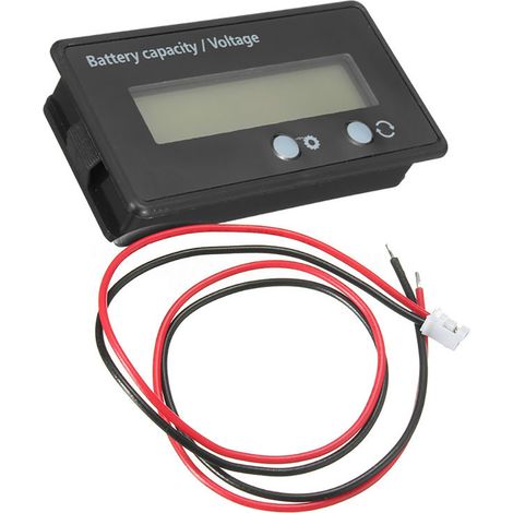 de capacité de batterie multifonction voltmètre à affichage (1/4)