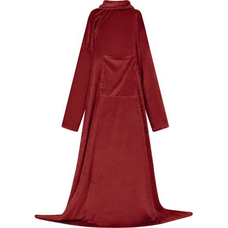 Teenpull – Decken-Hoodie Bordeauxrot F Flanell (1/5)