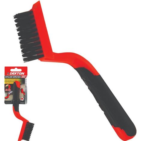 Dekton Soft Grip Nylon Platic Wire Brush Ideal For Rust Paint Removal