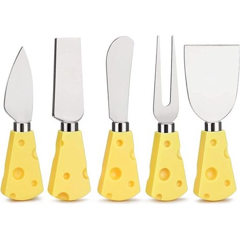 Juego de cuchillos para queso - Acero inoxidable - 5 piezas (1/5)