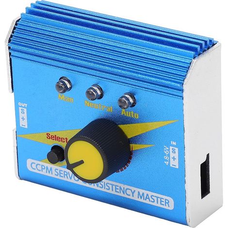 Testeur de Cohérence de Servo, Coque en Alliage D'aluminium Léger et Durable pour les Tests CCPM, Matériau de Scène Applicable (1/5)