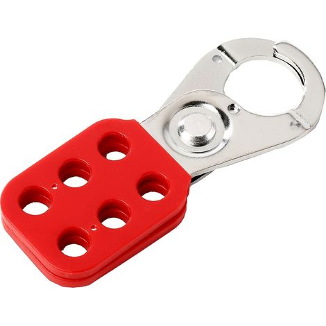 Kit de consignation/déconsignation, cadenas en acier, moraillon, verrou électrique, moraillon robuste, pièces de verrouillage (1 pièce) (1/5)
