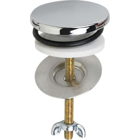 BL TAPPO COPRIFORO OTTONE CROMATO 2 PZ RUBINETTERIE ASSOCIATE- 6,0 blister