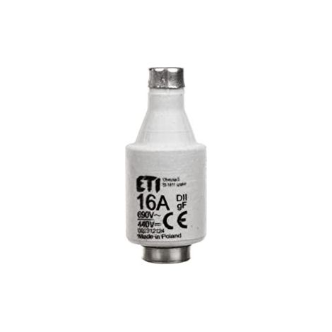 ETI-POLAM 5904722976542 LOT DE 5 FUSIBLES 16 A DII GF/BIWTS 690 V CA/440 V CC E27 002312105