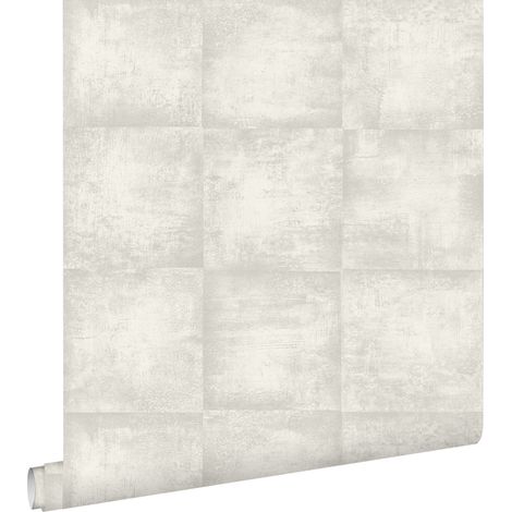 papier peint effet béton gris clair  - ESTAhome (1/5)