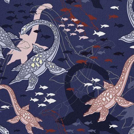 Outdoor dekostoffe oxford - Motiv Nessie, das Monster von Loch Ness (1/5)