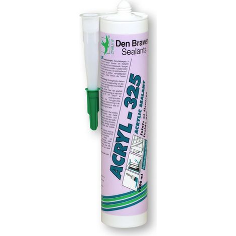 Den Braven – Mastic acrylique 325 Ton pierre 300ml – Pour béton armé et maçonnerie – Application facile en intérieur et extérieur – Résistance à l'humidité (1/3)