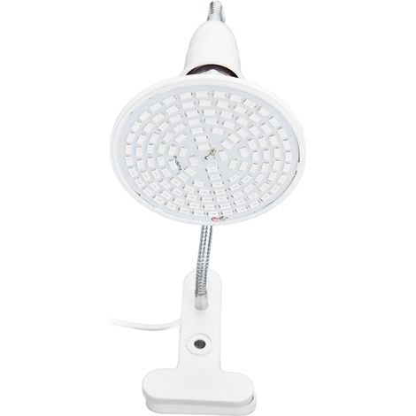 Lampe de soin visage 120 LEDs E27 avec pince et support, lampe de photothérapie faciale 110-240V, kit 5730-120 LED + pied réglable, prise UE. (1/5)
