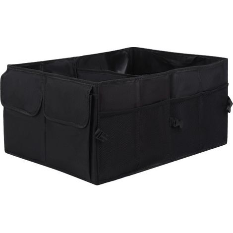 Faltbarer Kofferraum-Organizer, 53 x 39 x 26,5 cm, 3 Fächer, Klettverschluss, Polyester, Einheitsgröße (1/5)