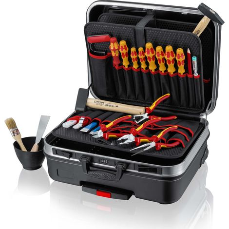 KNIPEX 00 21 06 HL S Werkzeugkoffer "BIG Basic Move" Elektro 24-teilig 515 mm