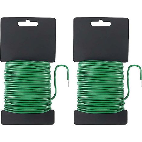 Tuteur réutilisable pour plantes de jardin de 3,5 mm (vert, 20 mètres) (1/5)