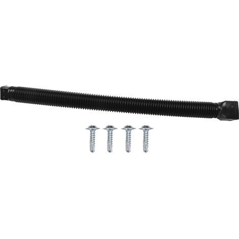 Extension de Tuyau de Descente de Gouttière, Extensions de Tuyau de Descente de Gouttière Flexible, Connecteur de Gouttière pour évacuation des Eaux de Pluie, 20 à 59 Pouces (Le Noir) (1/5)