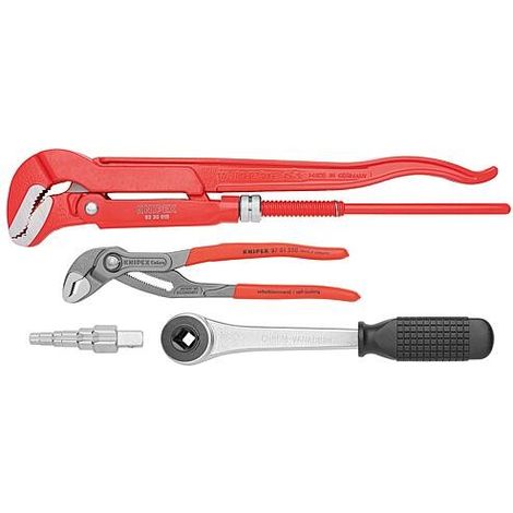 Set de pinces, pince suédoise, pince multiprise, clé à radiateur