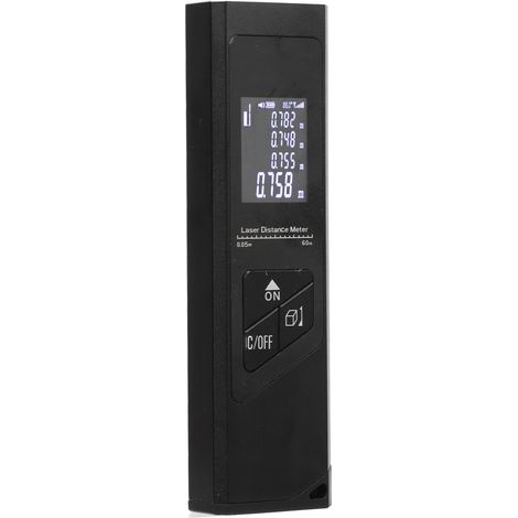 Laser-Entfernungsmesser, wiederaufladbar, 40 m, Digitalanzeige, Messwerkzeug (1/5)