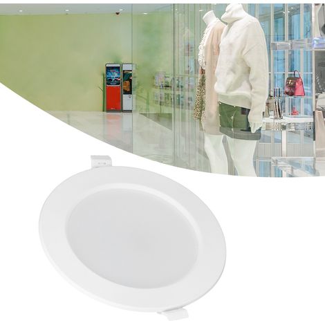 Spot encastré LED 12 W, plafonnier, éclairage d'hôtel/centre commercial, lumière chaude (1/5)