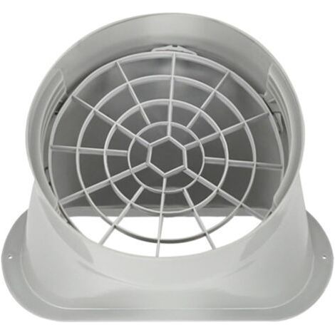 Abluftschlauchanschluss für mobile Klimageräte, universeller Fensteradapter, flache Öffnung (150) + nagetiersicheres Gitter (1/5)