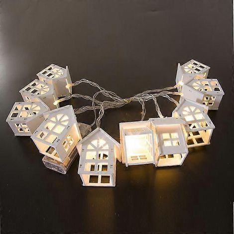 Guirlande lumineuse féérique de 1,5 m avec boules en forme d'étoile, étanche, à LED, pour décorer le sapin de Noël et le Nouvel An (style J). (1/5)