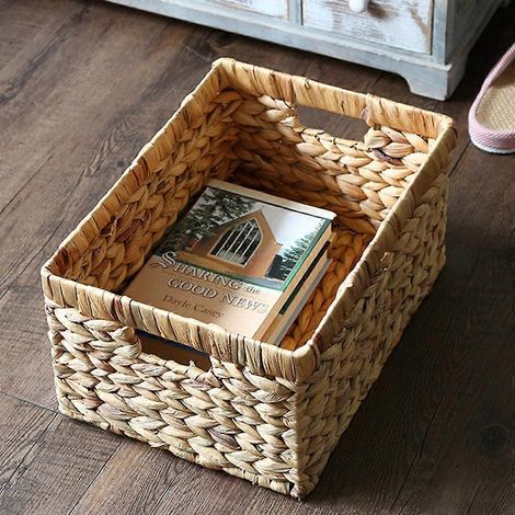 Paniers de rangement tressés en calebasse, pour la cuisine, les restaurants, le service des aliments en extérieur, le rangement des légumes et la décoration intérieure. (1/4)