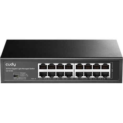 Switch CUDY GS1016E 16-Port Gigabit Light