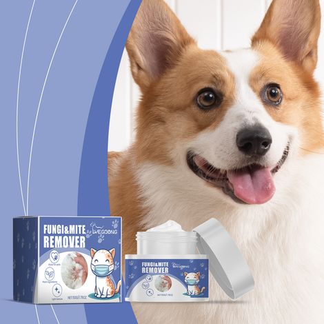 Crème anti-acariens pour chats et chiens, formule douce pour protéger leur peau et prévenir les parasites - 50 g (1/5)