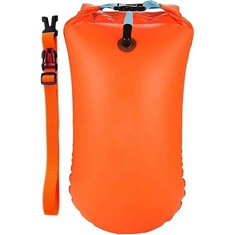 Bouée de natation bouée de natation adulte haute visibilité pour eau libre, bouée de sauvetage gonflable de sécurité pour Sw