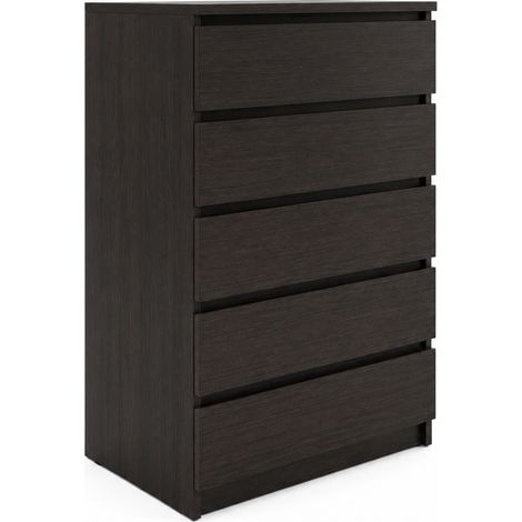 Kommode Bella 5 Wenge 60 cm 5 Schubladen Sideboard (1/5)