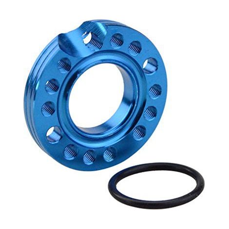 28mm blue carburetor gasket, intake manifold adapter, swivel mounting plate, modification gasket for motorcycle/off-road vehicle/four-wheeled motorcycle, adjustable angle.