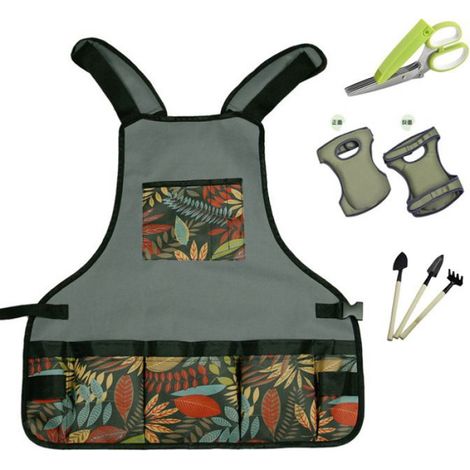 Tablier de Travail, Tablier de Jardinage Multi Poche pour Jardin pour extérieur 5355cm (1/5)