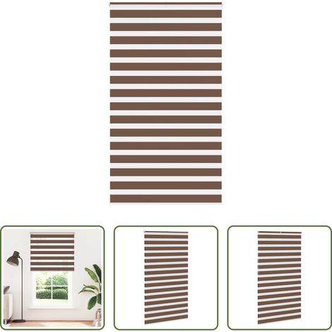 Doppelrollo - Doppelrollo Braun 125x200 cm Stoffbreite 120,9 cm Polyester (1/5)