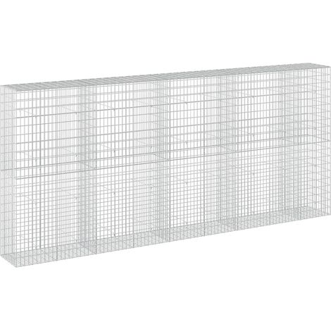 vidaXL Gabion avec Fil de 3,5 mm et Maille de 5x10 cm 450x50x200 cm (1/5)