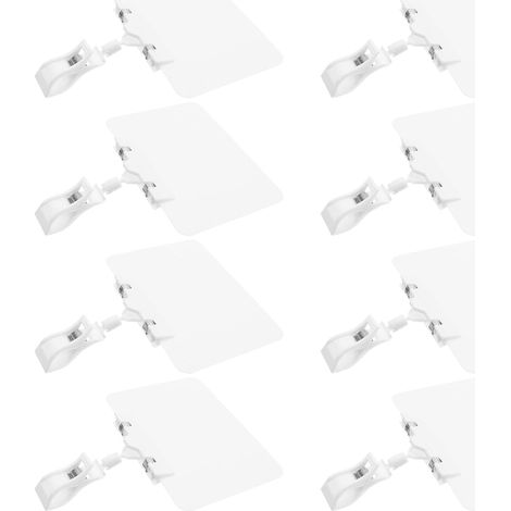 INOOMP Jeu de 8 Clips pour Lettres Mineurs avec Superficie (1/5)