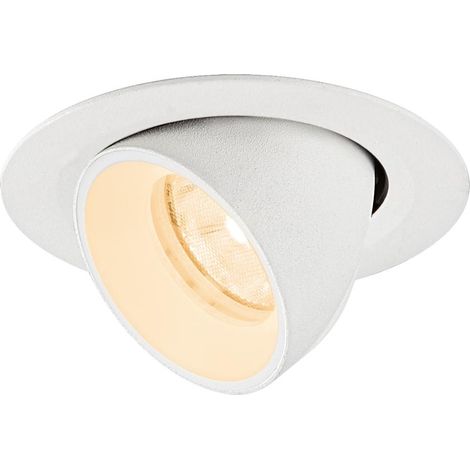 Spot encastré NUMINOS® GIMBLE XS intérieur 2700 K 20° IP20 rond blanc - SLV - 1010036