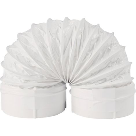 Manguito flexible circular blanco  Ø 125×500  Ø 125×500