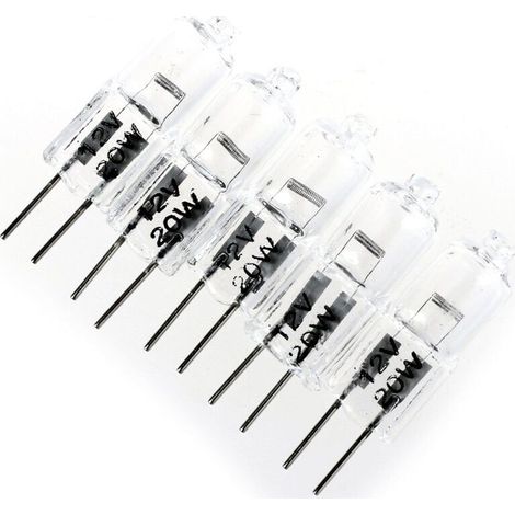 5 X G4 20W 12V Ampoule Halogene Ampoules de Lampe (1/4)