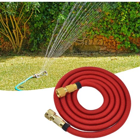 Hochdruck-Wasserpistole, teleskopierbarer Gartenschlauch, 7,5 m Schnellkupplung, Zubehör für die Gartenbewässerung, das Blumengießen und die Autowäsche. (1/5)