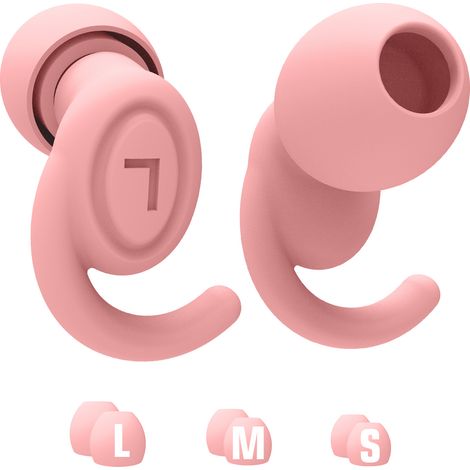 1 paire de bouchons d'oreille en silicone en forme de 9 pour la réduction du bruit