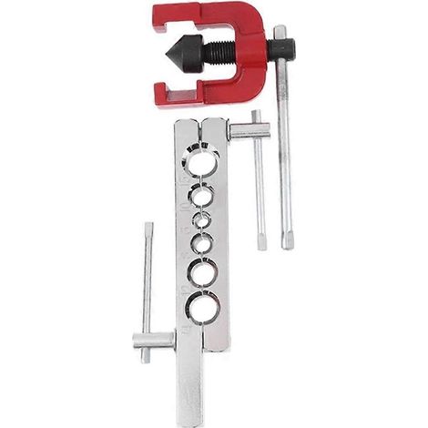 Kit d'outil d'évasement à 45 degrés pour tubes en cuivre, utilisé pour l'alésage des tubes en cuivre et autres tuyaux. (1/4)