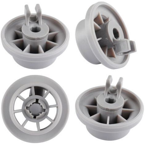 Lot de 4 Roulettes de Lave-vaisselle pour Panier Inférieur, Roues de Lave-vaisselle pour Siemens, Bosch 165314 (1/5)