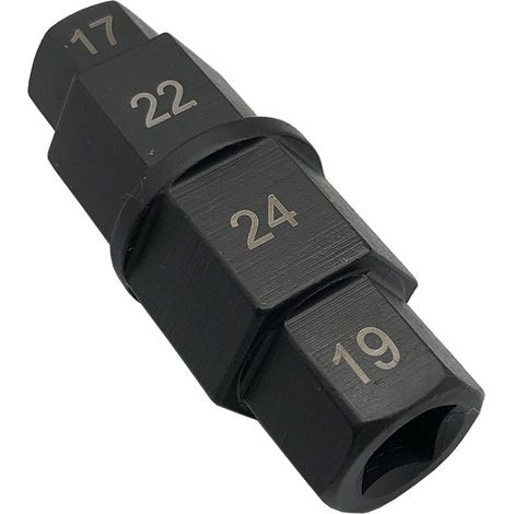 Steckschlüssel zum Ausbau der Motorradradachse (17, 19, 22, 24 mm) (1/5)