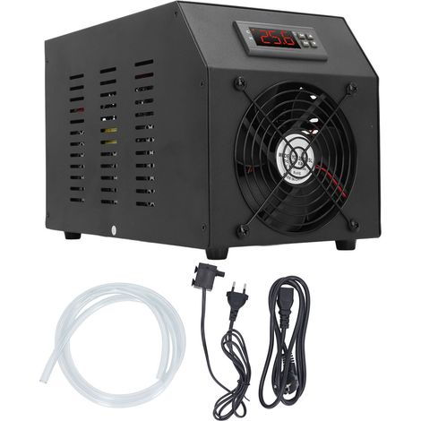Refroidisseur d'aquarium 16 gallons 60L 1/4HP pour système hydroponique eau réservoir de poisson refroidissement chauffage 2 en 1 (1/5)