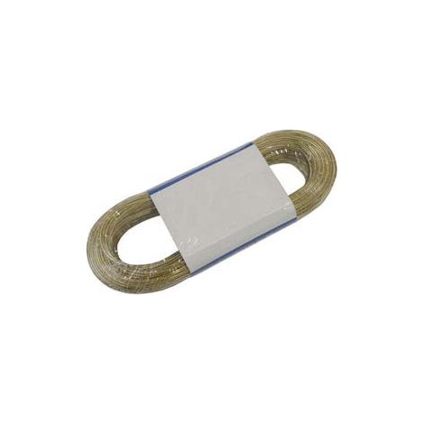 Cavetto Acciaio Ottonato Rivestito In Pvc Trasparente - ø mm.4x mt.10