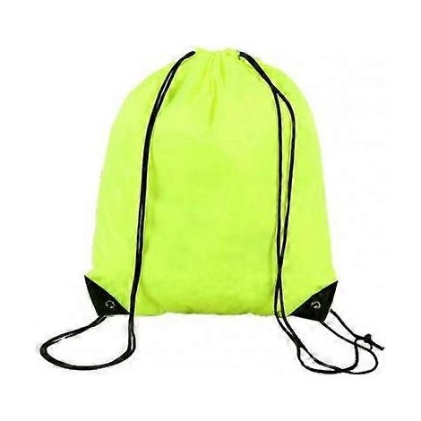 Sac à dos d'extérieur multifonctionnel multicolore, mini, pliable, à double bandoulière et cordon de serrage, en nylon tissé, pour le sport (1 pièce).