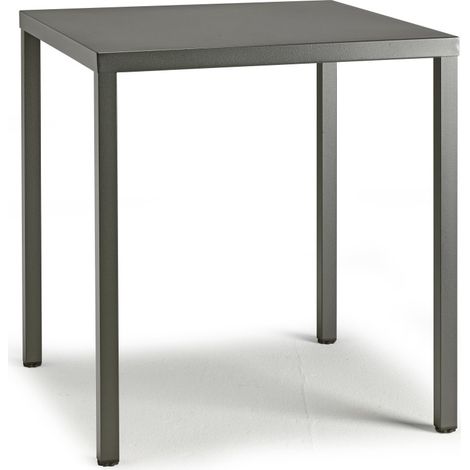 Table de jardin, Table de jardin métal 2 places Summer Anthracite en Metal, Scab design (1/3)