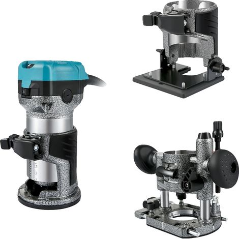 Routage électrique, moteur de 800W, jusqu'à 30000 tr/min, 3 Bases (1/2)