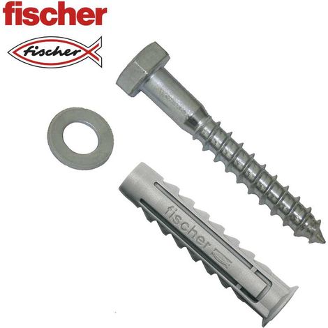 FISCHER SX-Schraubstopfen 10 x 50 mm – Blister 5 Einheiten 567828