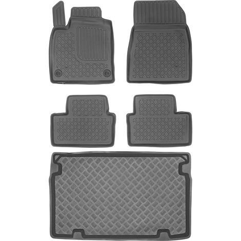 Ensemble de tapis de sol et de coffre pour Renault Clio V Hatchback à partir de 2019