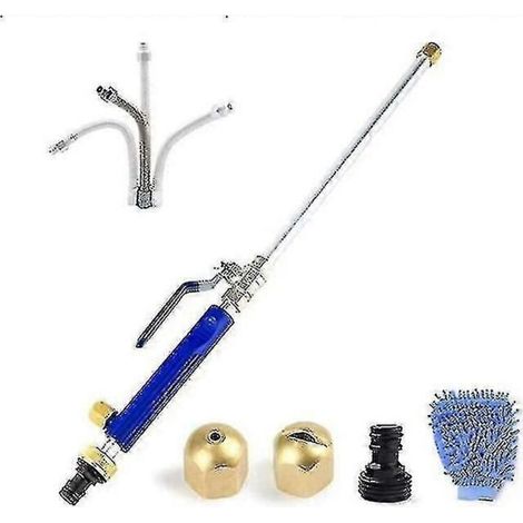 6 Pcs High Pressure Water Lance Hose Nozzle Jet Garden Car Washer Spray Gun Set