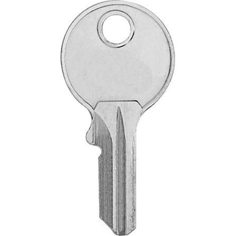 Llave niquelada YALE para candado de latón 30 mm - caja de 50 unidades.