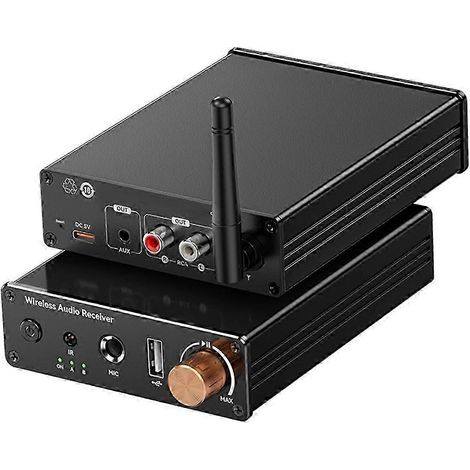 Émetteur-récepteur Bluetooth 6.0 multifonctionnel, récepteur stéréo, amplificateur de puissance Bluetooth/AUX/USB/6. (1/5)
