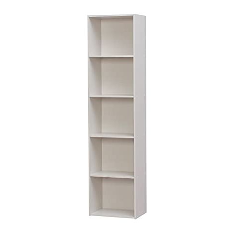 Iris Ohyama, mobili, scaffale per ufficio, libreria, grande capacità, CX-5FN, quercia bianca, W29.7 x D42 x H170.3 cm